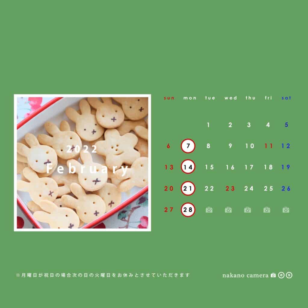 ミッフィークッキー　手作り　２月カレンダー